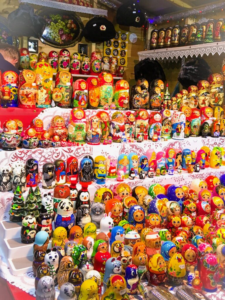 Russian Dolls at a market in Bath