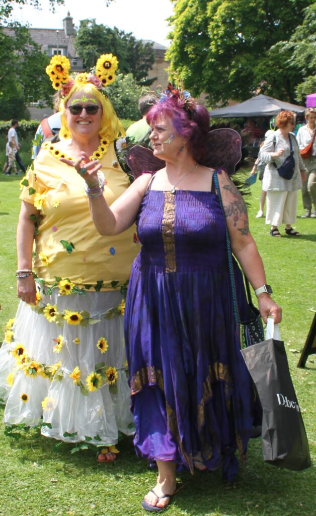 Two women in Glastonbury