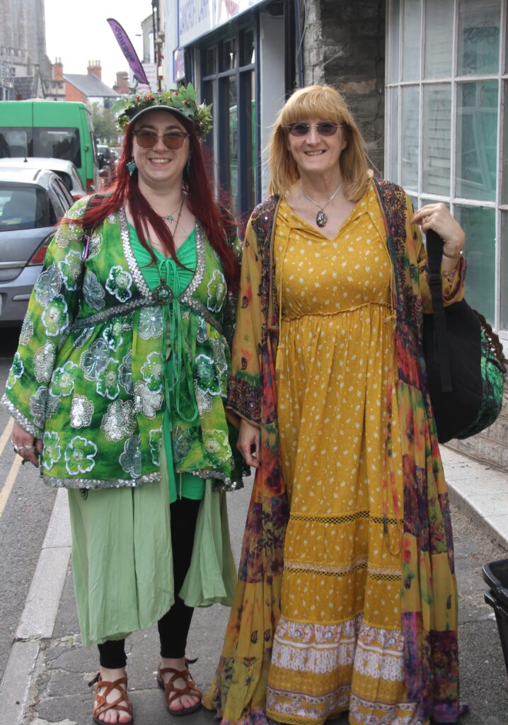 Two women in Glastonbury
