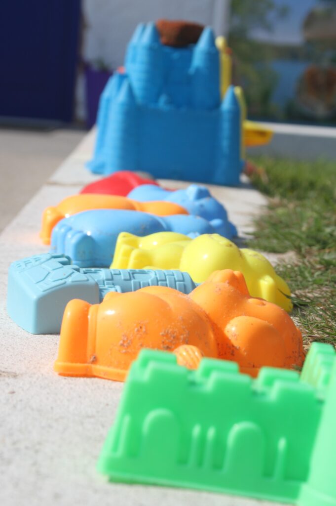 Sand moulds at Swanage